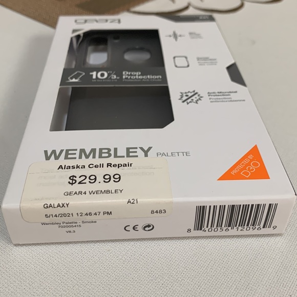 Smoke Cell Phone Case for a Samsung Galaxy A21 - Picture 3 of 4